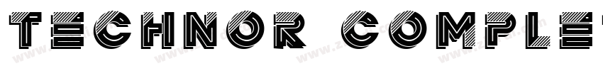 technor complete字体转换